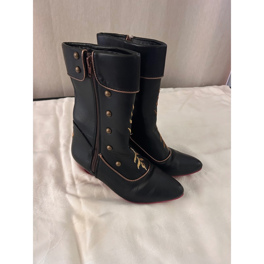 Kids Disney Anna Costume Boots Size 2/3